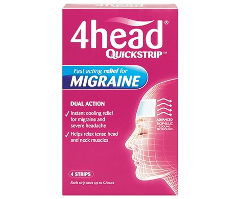 4Head Quickstrip - Pack of 4 Cooling Strips