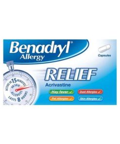 Benadryl Allergy Relief Capsules - Pack of 12