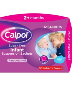 Calpol Sugar-Free Infant Suspension Sachets - 12 Sachets