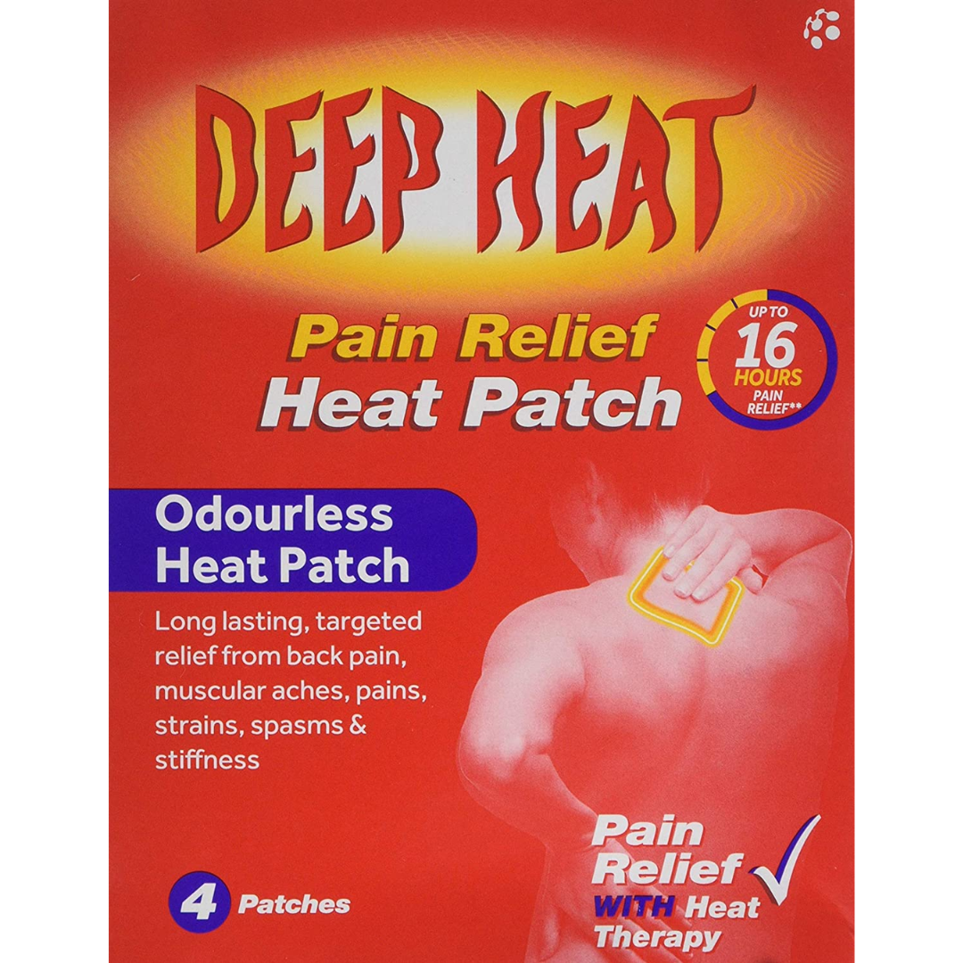 Deep Heat For Back Pain - 4 Patches