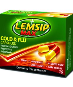 Lemsip Max Cold & Flu Capsules - Pack of 16