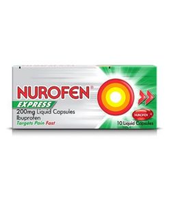 Nurofen Express 200mg Liquid Capsules - Pack of 10