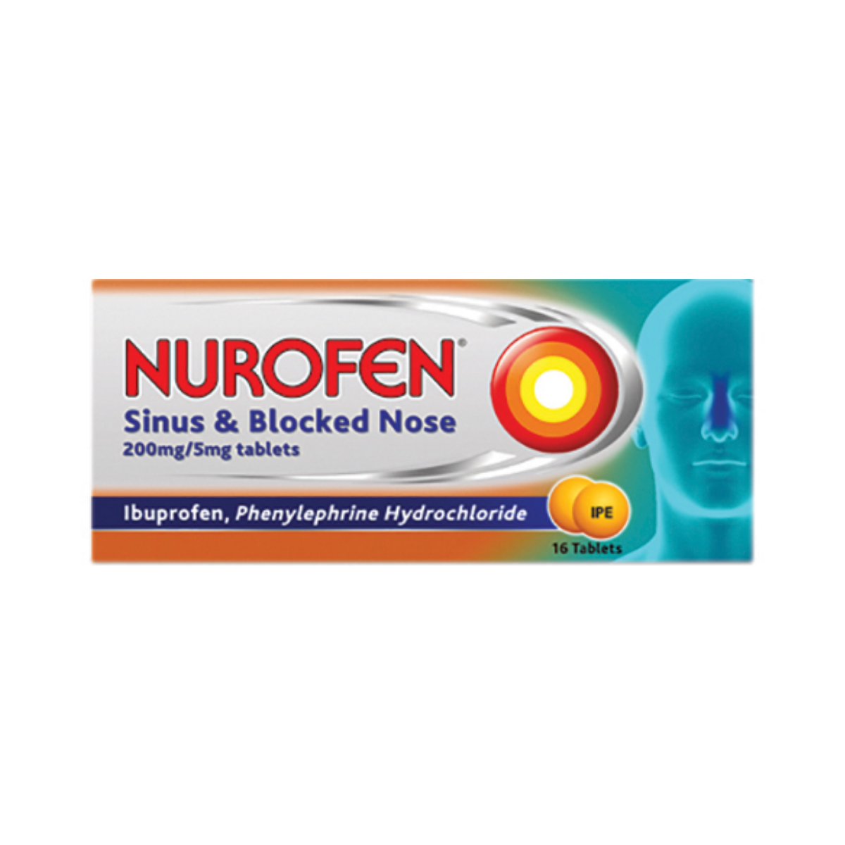 Nurofen Sinus & Blocked Nose 200mg/5mg Tablets - Pack of 16