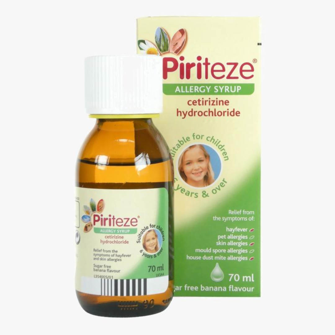 Piriteze Allergy 1mg/1ml Syrup - 70ml