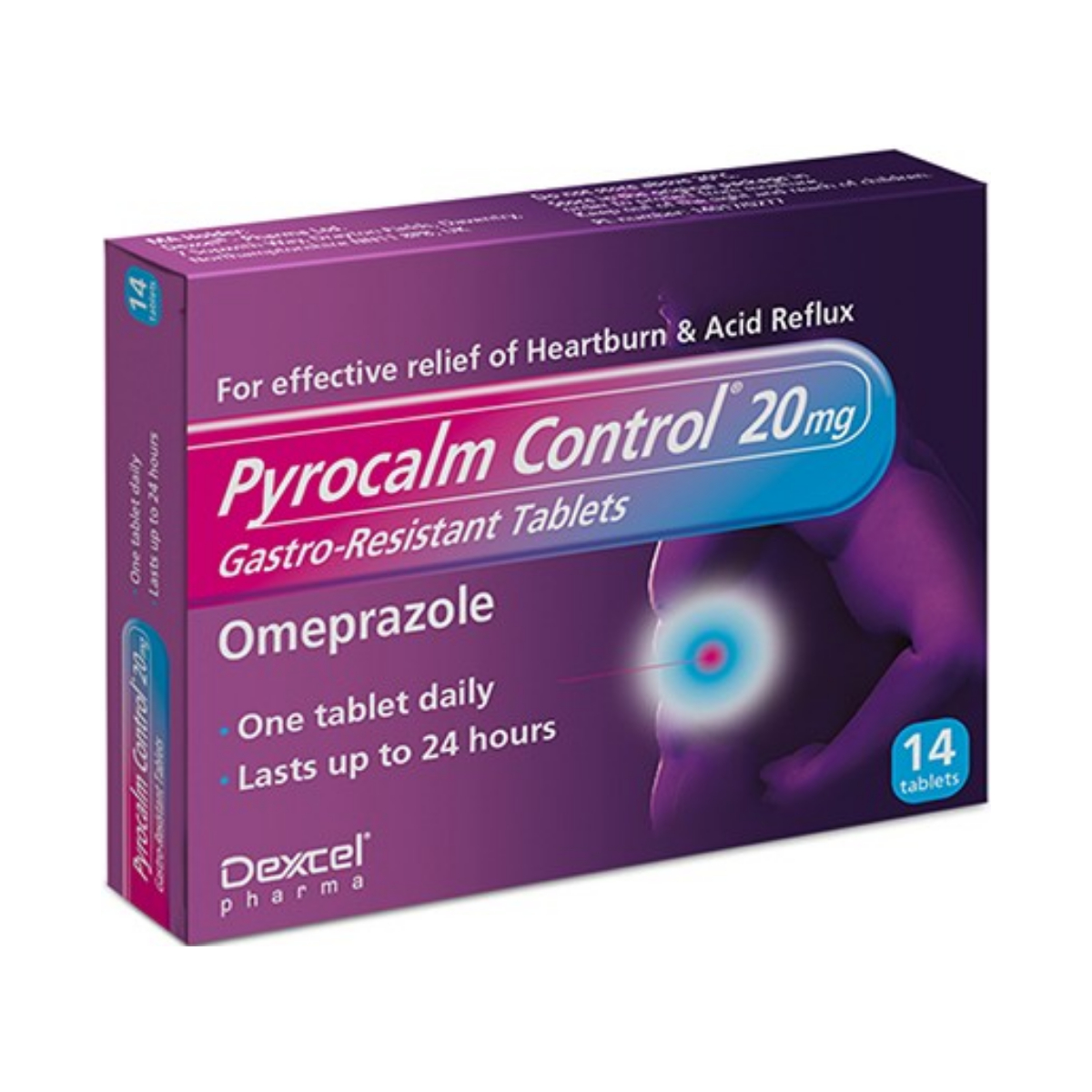 Pyrocalm Control 20mg Gastro-Resistant Tablets - Pack of 14