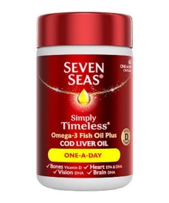 Seven Seas Simply Timeless Cod Liver Oil One-a-Day - 60 capsules