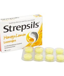 Strepsils Honey & Lemon Lozenges - Pack of 16