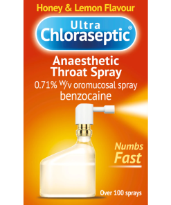 Ultra Chloraseptic Anaesthetic Throat Spray - Honey & Lemon Flavor