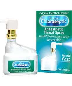 Ultra Chloraseptic Anaesthetic Throat Spray - Original Menthol Flavour - 15ml