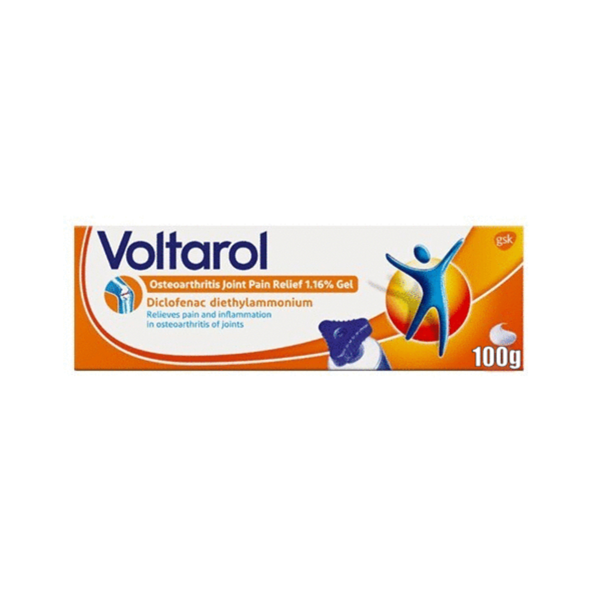 Voltarol Osteoarthritis Joint Pain Relief 1.16% Gel - 100g