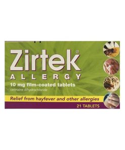 Zirtek Allergy Tablets - Pack of 21