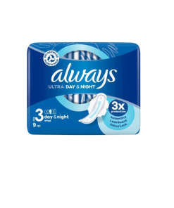Always Ultra Day and Night with wings, 9 pads