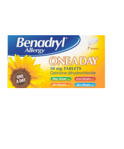 Benadryl Tabs One A Day 7'S (Gsl)