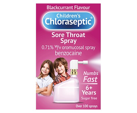 Chloraseptic Sore Throat Spray - Blackcurrant Flavour - 15ml