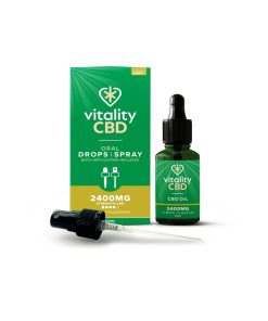 Vitality CBD Oral Drops/Spray  2400mg Lemon Flavour