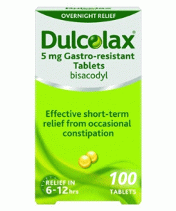 Dulcolax 5mg  Twelve Plus Gastro-Resistant Tablets - Pack of 100