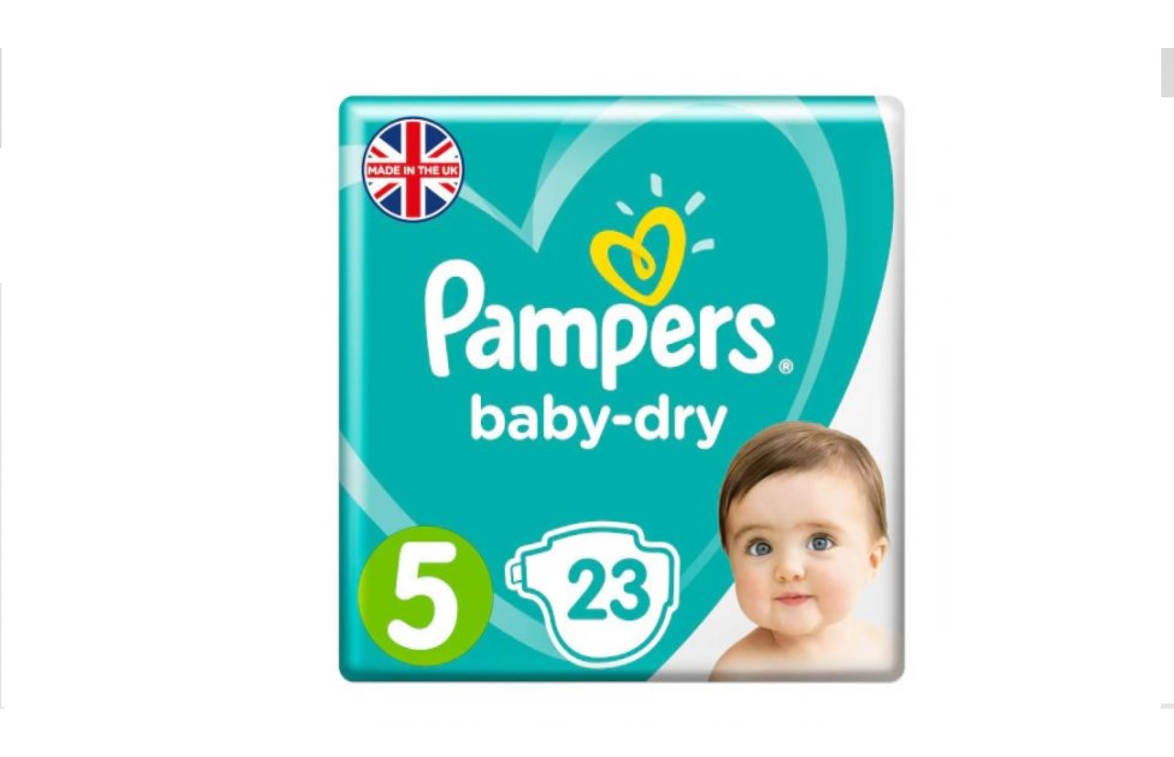 Pampers Number 5 baby dry - 23s