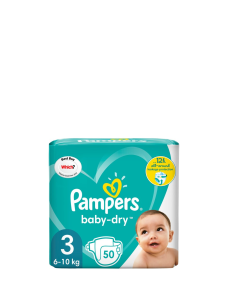 Pampers Number 3  baby dry- 30s
