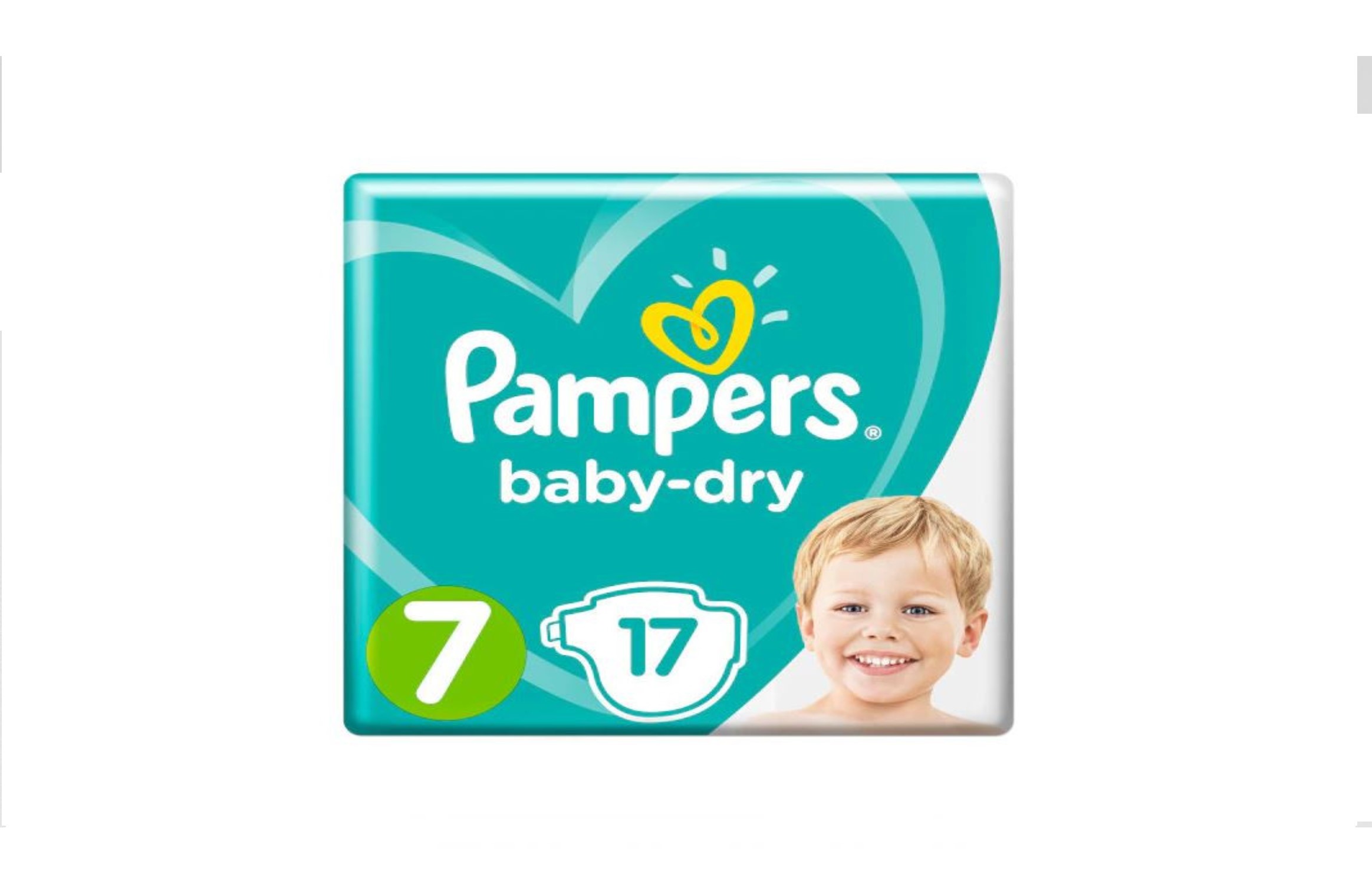 Pampers Number 7 baby dry - 17s