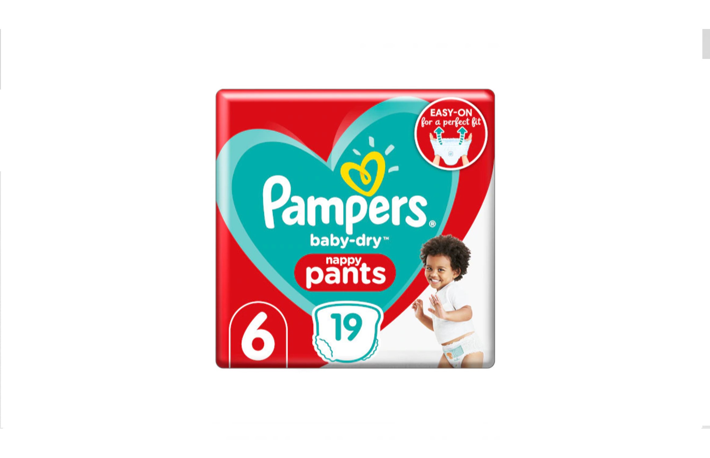 Pampers Number 6 baby dry- 19s