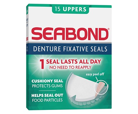 Seabond Denture Fixative Seals (Upper Gums) - Pack of 15