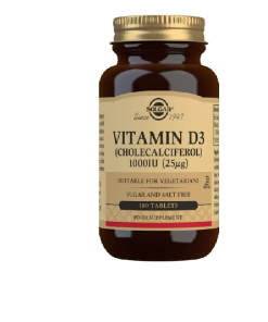 Solgar Vitamin D3 1000Iu 180 Tab (Cholecalciferol) (25 µg)