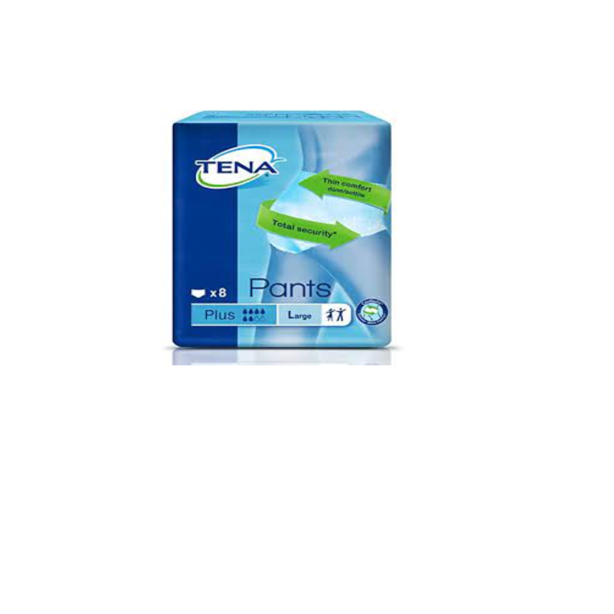 Tena Pants Plus Large 8 Pads