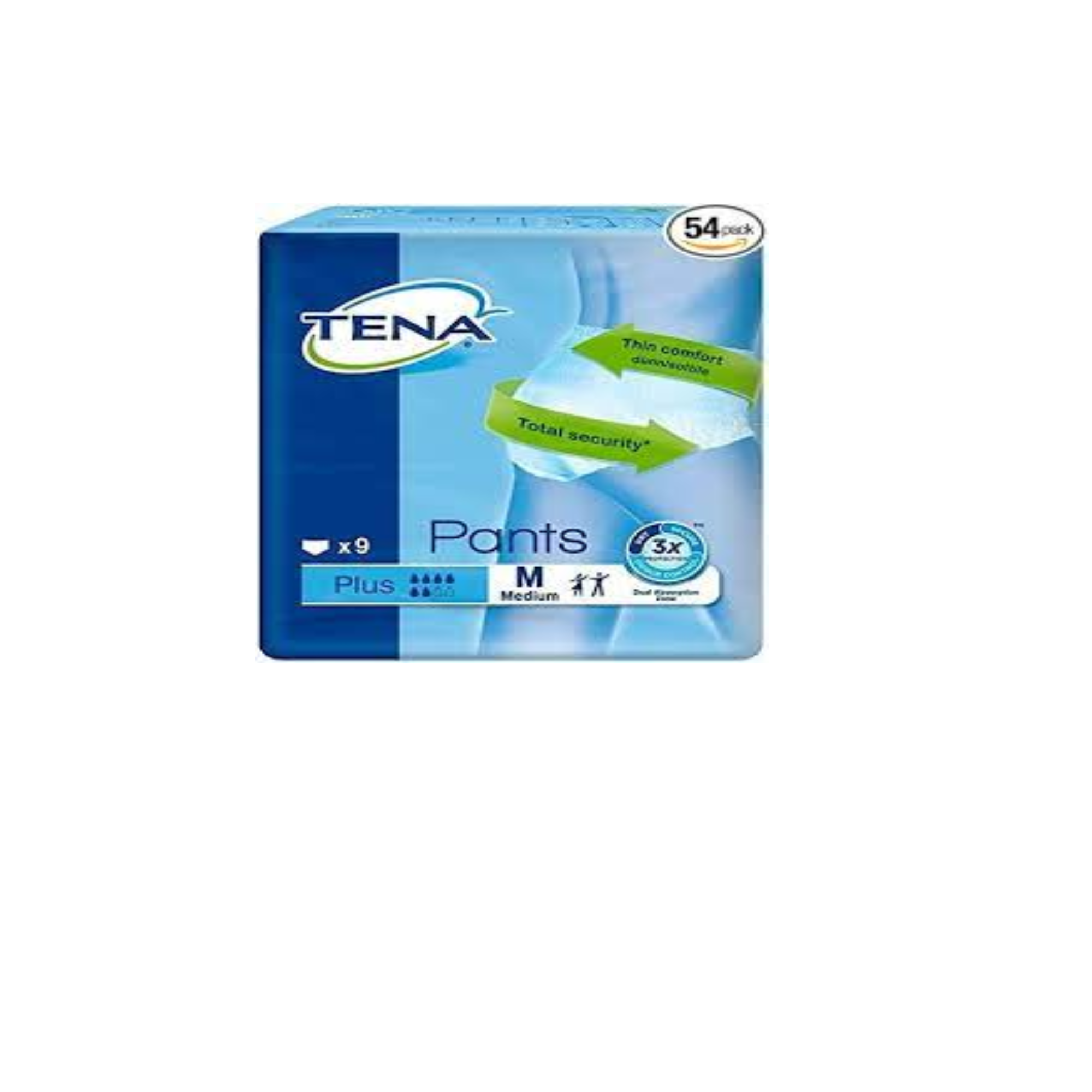 Tena Pants Plus Medium 9 Pads